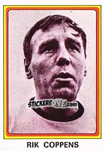 Sticker Rik Coppens - Football Belgium 1977-1978 n. 390 - Panini