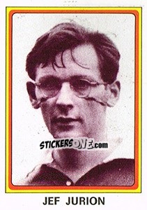 Sticker Jef Jurion - Football Belgium 1977-1978 - Panini