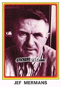 Sticker Jef Mermans - Football Belgium 1977-1978 n. 395 - Panini
