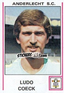 Sticker Ludo Coeck - Football Belgium 1979-1980 - Panini