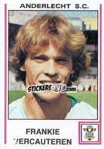 Sticker Frankie Vercauteren - Football Belgium 1979-1980 - Panini