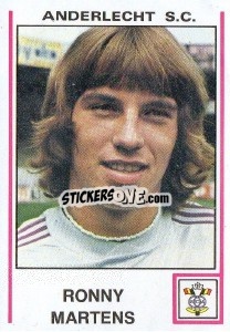 Sticker Ronny Martens - Football Belgium 1979-1980 - Panini