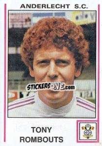 Sticker Tony Rombouts - Football Belgium 1979-1980 n. 21 - Panini