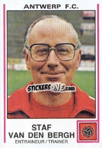 Figurina Staf van den Bergh - Football Belgium 1979-1980 - Panini