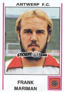 Sticker Frank Mariman - Football Belgium 1979-1980 - Panini