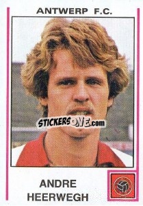 Sticker Andre Heerwegh - Football Belgium 1979-1980 n. 32 - Panini