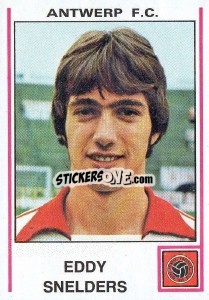 Cromo Eddy Snelders - Football Belgium 1979-1980 - Panini