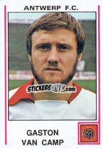 Figurina Gaston van Camp - Football Belgium 1979-1980 - Panini