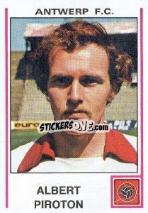 Sticker Albert Piroton - Football Belgium 1979-1980 - Panini