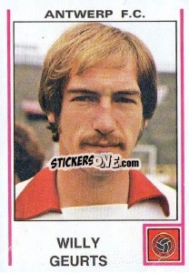 Sticker Willy Geurts - Football Belgium 1979-1980 - Panini