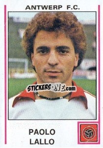 Sticker Paolo Lallo - Football Belgium 1979-1980 - Panini