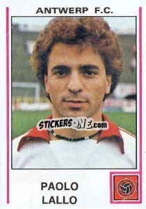 Sticker Paolo Lallo - Football Belgium 1979-1980 n. 39 - Panini