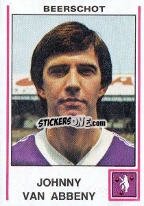 Figurina Johnny van Abbeny - Football Belgium 1979-1980 n. 53 - Panini