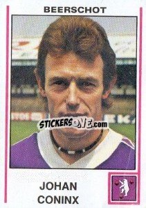 Sticker Johan Coninx - Football Belgium 1979-1980 - Panini