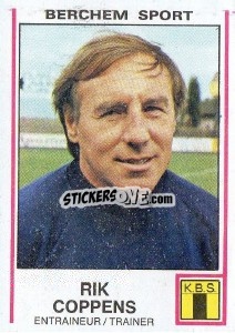 Sticker Rik Coppens - Football Belgium 1979-1980 - Panini