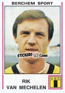 Figurina Rik van Mechelen - Football Belgium 1979-1980 n. 72 - Panini