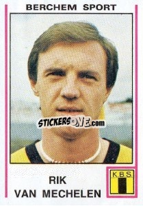 Figurina Rik van Mechelen - Football Belgium 1979-1980 - Panini