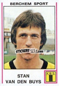 Sticker Stan van den Buys - Football Belgium 1979-1980 - Panini