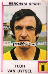 Sticker Flor van Uytsel - Football Belgium 1979-1980 - Panini