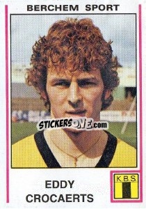 Figurina Eddy Crocaerts - Football Belgium 1979-1980 - Panini