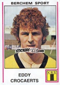 Cromo Eddy Crocaerts - Football Belgium 1979-1980 n. 76 - Panini