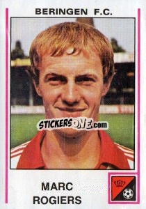 Sticker Marc Rogiers - Football Belgium 1979-1980 - Panini