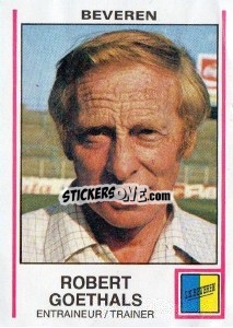 Sticker Robert Goethals - Football Belgium 1979-1980 - Panini