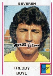 Figurina Freddy Buyl - Football Belgium 1979-1980 - Panini