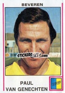 Cromo Paul van Genechten - Football Belgium 1979-1980 - Panini