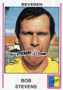Sticker Bob Stevens - Football Belgium 1979-1980 - Panini