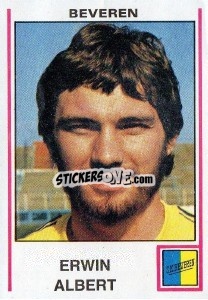 Sticker Erwin Albert - Football Belgium 1979-1980 n. 118 - Panini