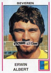 Sticker Erwin Albert - Football Belgium 1979-1980 - Panini