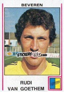 Sticker Rudi van Goethem - Football Belgium 1979-1980 n. 121 - Panini
