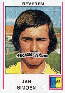 Sticker Jan Simoen - Football Belgium 1979-1980 n. 122 - Panini