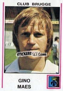 Sticker Gino Maes - Football Belgium 1979-1980 n. 134 - Panini