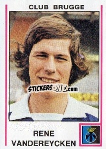 Sticker Rene van der Eycken - Football Belgium 1979-1980 n. 135 - Panini