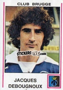 Figurina Jacques Debougnoux - Football Belgium 1979-1980 n. 136 - Panini