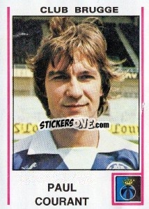 Sticker Paul Courant - Football Belgium 1979-1980 - Panini