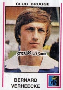 Sticker Bernard Verheecke - Football Belgium 1979-1980 - Panini
