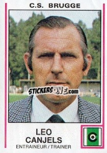 Sticker Leo Canjels - Football Belgium 1979-1980 - Panini