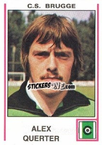 Cromo Alex Querter - Football Belgium 1979-1980 - Panini