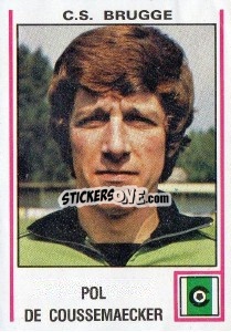 Figurina Pol de Coussemaecker - Football Belgium 1979-1980 - Panini