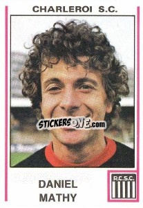 Sticker Daniel Mathy - Football Belgium 1979-1980 - Panini