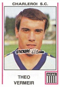 Sticker Theo Vermeir - Football Belgium 1979-1980 n. 172 - Panini