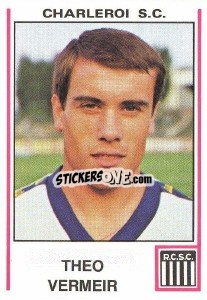 Sticker Theo Vermeir - Football Belgium 1979-1980 - Panini