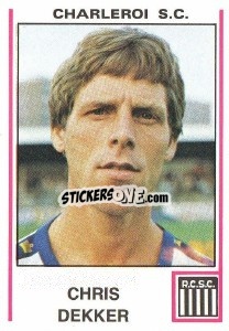 Sticker Chris Dekker - Football Belgium 1979-1980 n. 175 - Panini