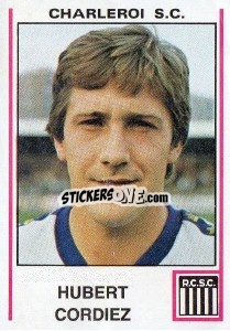 Sticker Hubert Cordiez - Football Belgium 1979-1980 n. 177 - Panini