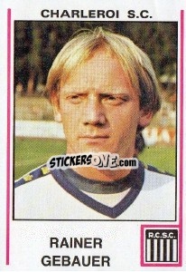 Sticker Rainer Gebauer - Football Belgium 1979-1980 - Panini