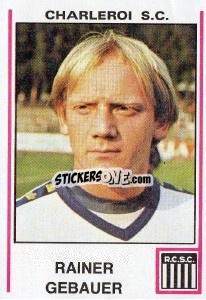 Figurina Rainer Gebauer - Football Belgium 1979-1980 - Panini