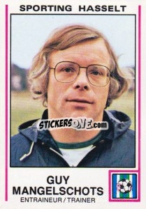 Sticker Guy Mangelschots - Football Belgium 1979-1980 - Panini